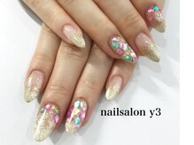 ネイルサロンワイスリー (y3)/シェルストーンです(о´∀`о)