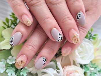 デコルネイル(Decor nail)/【山川】アニマルネイル