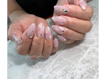 エナネイル(ENA nail)/マーブルネイル☆