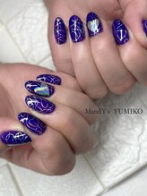 マンディーズ(MandY's)/紫/パープル/シール