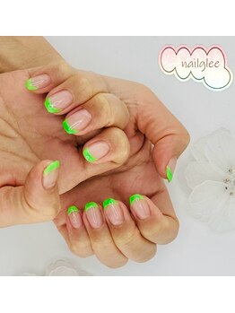 ネイル グリー(nail glee)/フレンチネイル春