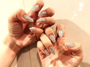 エーネイルズ 心斎橋(A.nails)/ラメワンカラー