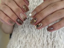 ラクエ(Laque)/ブラウン ゴールド ニュアンス