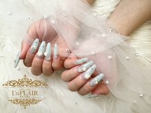 アンフレア 麻布十番店(UnFLAIR)/水色ネイル