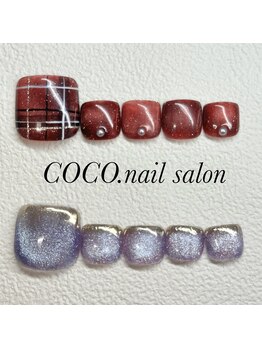 ココ ネイル サロン アンドスクール(COCO.NAIL SALON&SCHOOL)/フット 定額デザイン 7550円