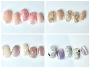 シロ 銀座店(CHILO)の写真/定額サンプル充実！最新トレンド～季節のアートまで豊富にご用意。時間がない方もオシャレに可愛い指先へ♪