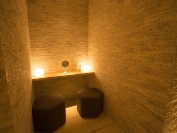 銀座シェービング/メイクルームにもこだわり