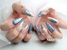 crystal blue.