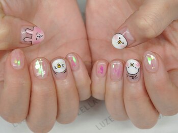 ルズ エラ プライベートネイルサロン(Luz ella private nail salon)/うさまるネイル♪（120min)