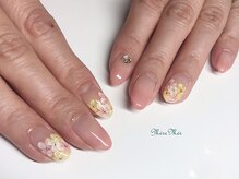 パラジェル認定サロン メールメール 池袋店(MereMer)/フラワーアートネイル