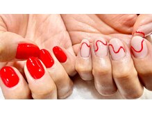 ネイル シスター(nail sister)/個性派シンプルニュアンスネイル