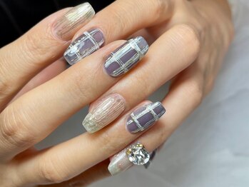 サロンドフォーエイチ(salon de 4H)/くすみブルーな気分♪