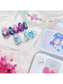 ファラウェイネイル(Faraway nail)/プリキュア概念ネイルチップ☆