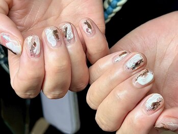 ヌル ネイル 堀江(NURU NAIL HORIE)/クリアニュアンス夏ネイル!