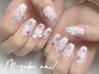 エムサロン(M-salon)の写真/【持込みデザインの再現力に自信あり！】豊富なカラー・パーツで、あなたの理想のデザインを叶えます！