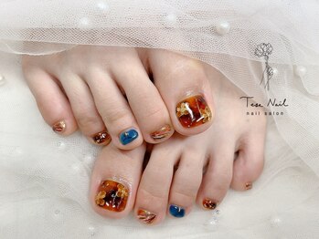 テセネイル(Tese Nail)/秋フットデザイン♪