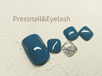 プレス ネイルアンドアイラッシュ(PRESS NAIL&EYELASH)/【フット】定額※オフ込￥9800