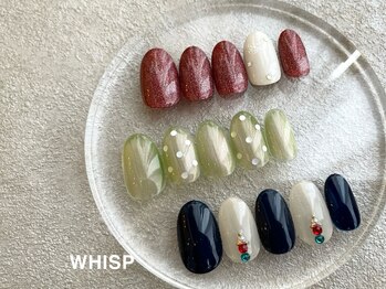 ウィスプ(WHISP)の写真/800色以上の豊富なカラーから変更可!パラジェル&自爪を傷めないフィルイン対応店◎どちらも追加料金なし♪