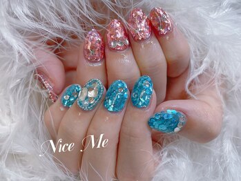 ナイスミー(Nice Me)/自爪ストーン付け放題♪