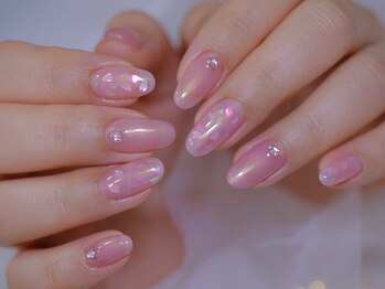 幻之花ネイル/桜 オーロラ 春ネイル