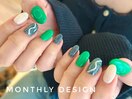 カジュアルグリーン＊monthly