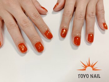 トヨネイル(TOYO NAIL)/金箔埋め込みワンカラー