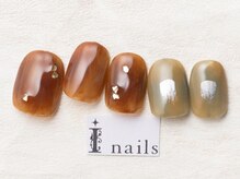 アイネイルズ 池袋店(I-nails)/ブラウンオリーブニュアンス