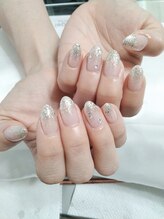 ビュービー ネイル(Beaubie Nail)/ラメグラデーションネイル