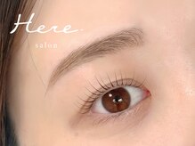 ヒア(Here.)の雰囲気(高持続・毛質改善まつげパーマ◎違いを実感できる仕上がり)