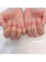 リアン 大宮(Rian)/先端ラインストーン/フレンチ