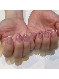 押し花ネイル