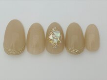 ネイルサロン アビー グランデュオ蒲田店(abbie)/ゴールドシェル¥10648