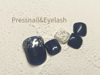 プレス ネイルアンドアイラッシュ(PRESS NAIL&EYELASH)/【フット】定額※オフ込￥9800