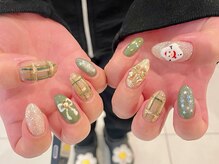 プラス ファースト(Plus 1st)/クリスマスネイル　by ninomiya