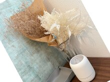 アロマを焚いた癒し空間