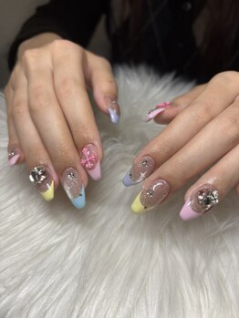 ワイズビューティー 京橋店(y's beauty)/カラフルフレンチ