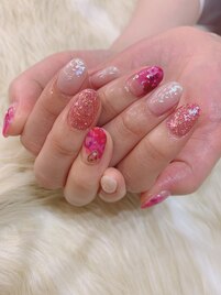 キラキラ＊ニュアンス＊フラワー