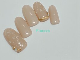 新作　雪ネイル