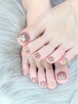 ライズバックステージ(RIZE back stage)/フット☆ラメグラデーション