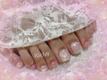 ネイルアンドまつげエクステ リッチエイト 原宿店(Rich8)/マーメイドフットネイル