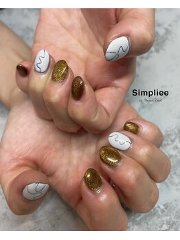 シンプリー 吉祥寺店(Simpliee by Procare nail)/ フリーアート うねうね模様