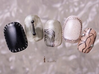 アイネイルズ 町田店(I nails)/くすみ個性派ニュアンス11500円