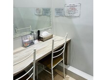 ビューティーアイラッシュ ららぽーと柏の葉店の雰囲気（美容理容所登録済◎こだわりのメイクブース）