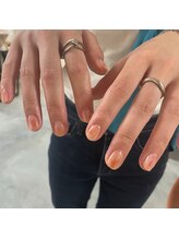 ネイルサロンエーナイン イオン札幌藻岩店/桃色ニュアンスネイル