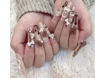エスフィーネイルサロン ブリーユ(Esfy nailsalon Brille)/バレンタインロングスカルプ