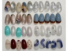 モン(mon.)の雰囲気(約300種類のデザインチップからお好きなアートを選べる♪)