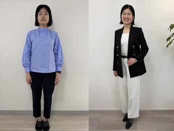ウル 新宿代々木店(ULU)/首元の開きで一気に着痩せ！