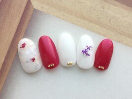 押し花ネイル☆
