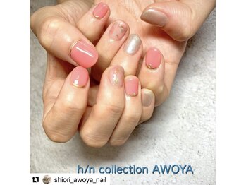 アオヤ(h/n collection AWOYA)/ショートネイルも可愛く!