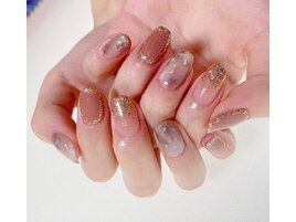 ピンクニュアンスネイル